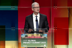 Tim Cook en IAPP Summit 2022